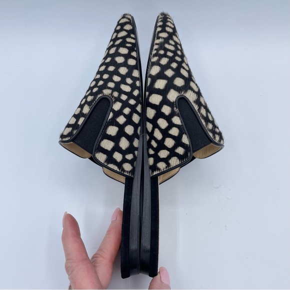 Jenni Kayne Honey Giraffe Mules 7 Black & Natural - Picture 8 of 16